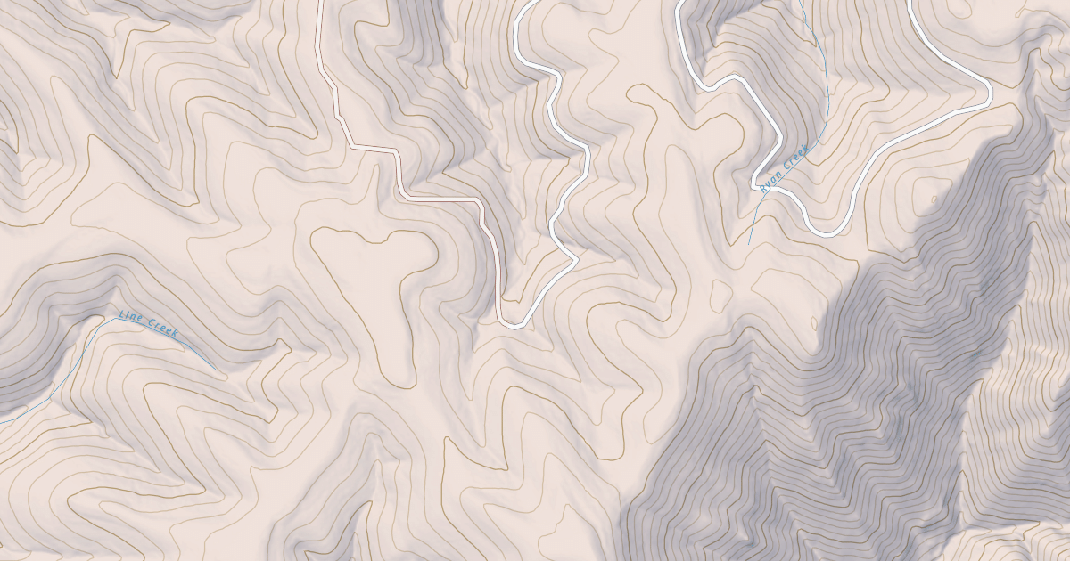 Map preview of HEAD RYAN CR.