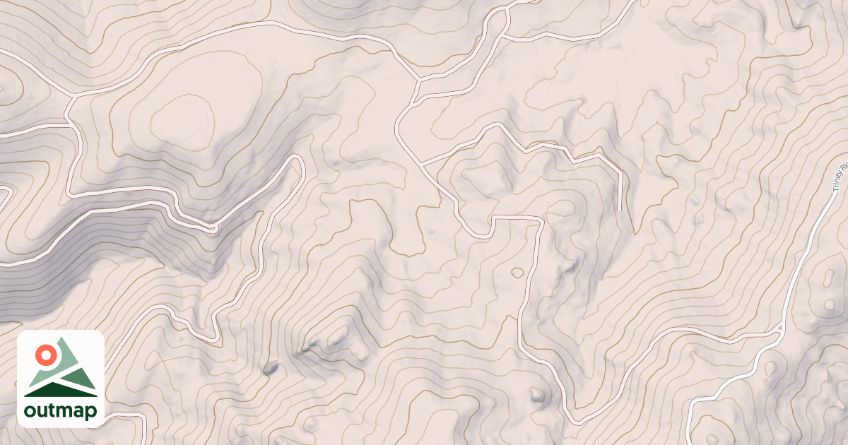 Map of DEADMAN CREEK