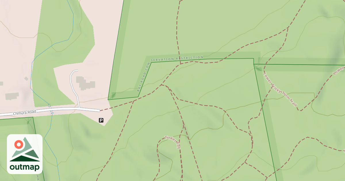 Map of College Ski Trail
