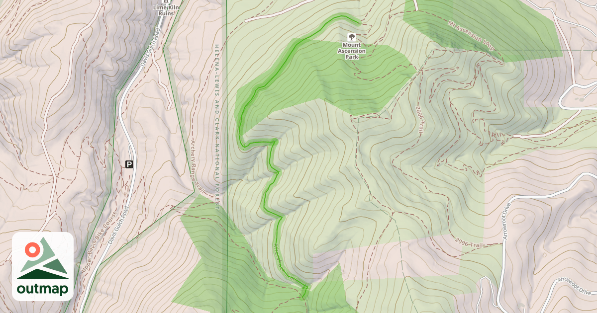 Map of Aftershock Trail