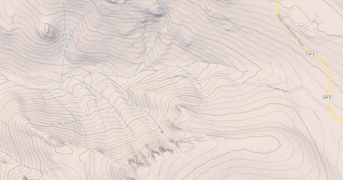 Map preview of DRY CREEK
