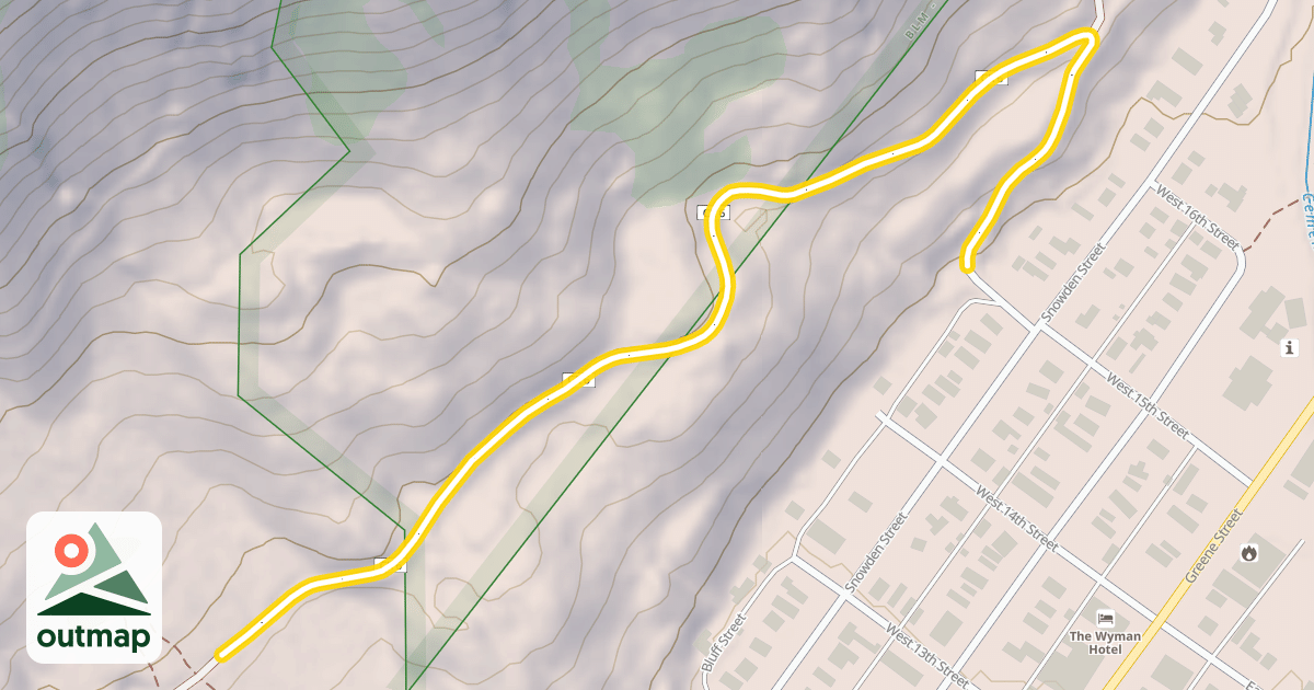 Map of Shrine Road