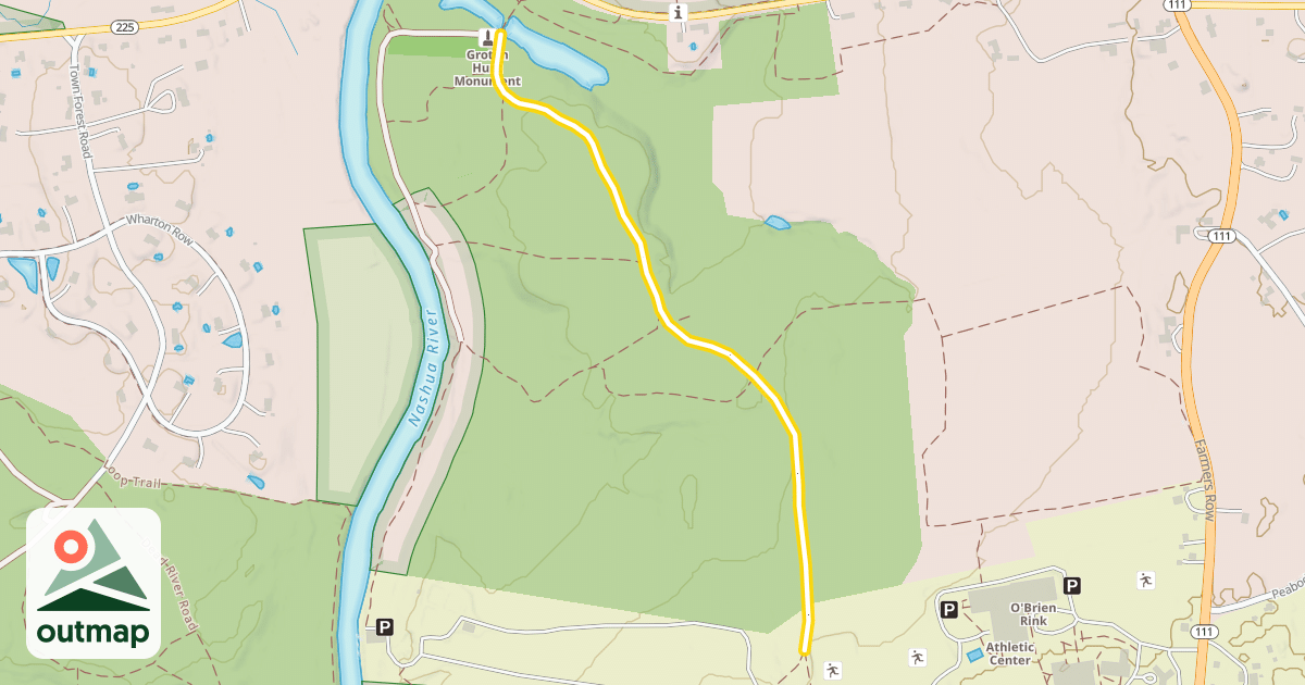 Map of East Trail