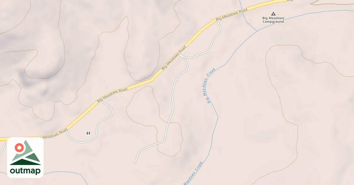 Map of BIG MEADOW CG