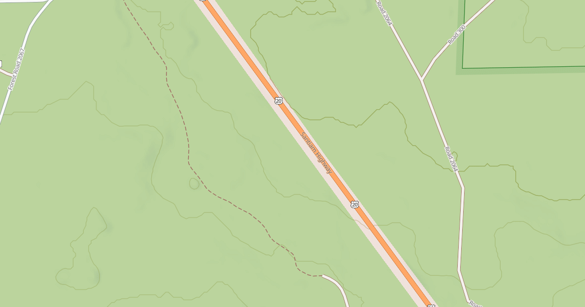 Map preview of USFS Motor Vehicle Use Map Roads {62326762-2A5E-464D-9F61-720CD93E8EE7}
