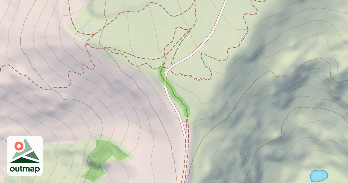 Map of Crêtes