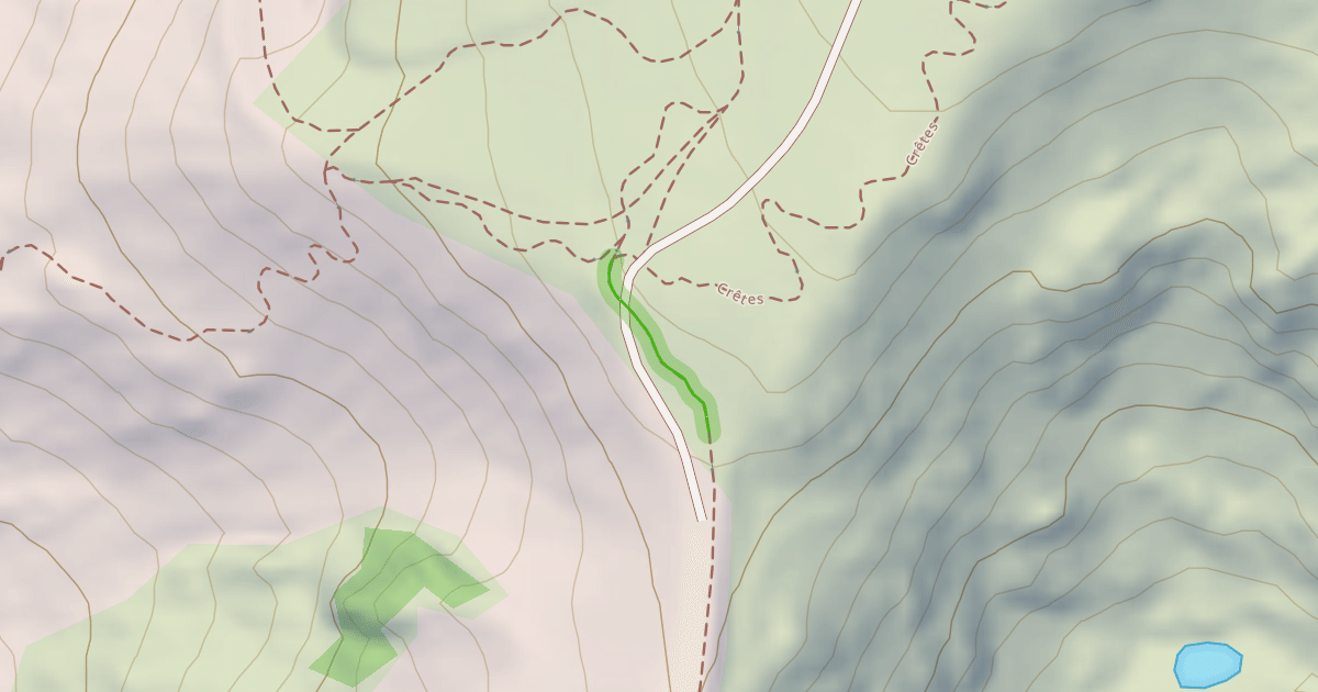 Map preview of Crêtes