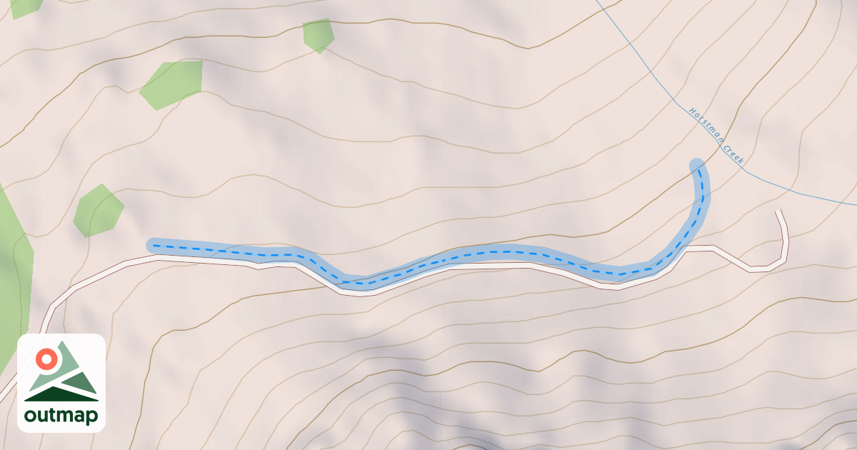 Map of Upper Coyote Road