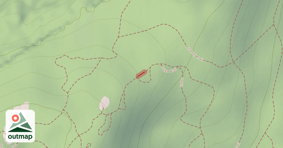 Map of Guys Trail