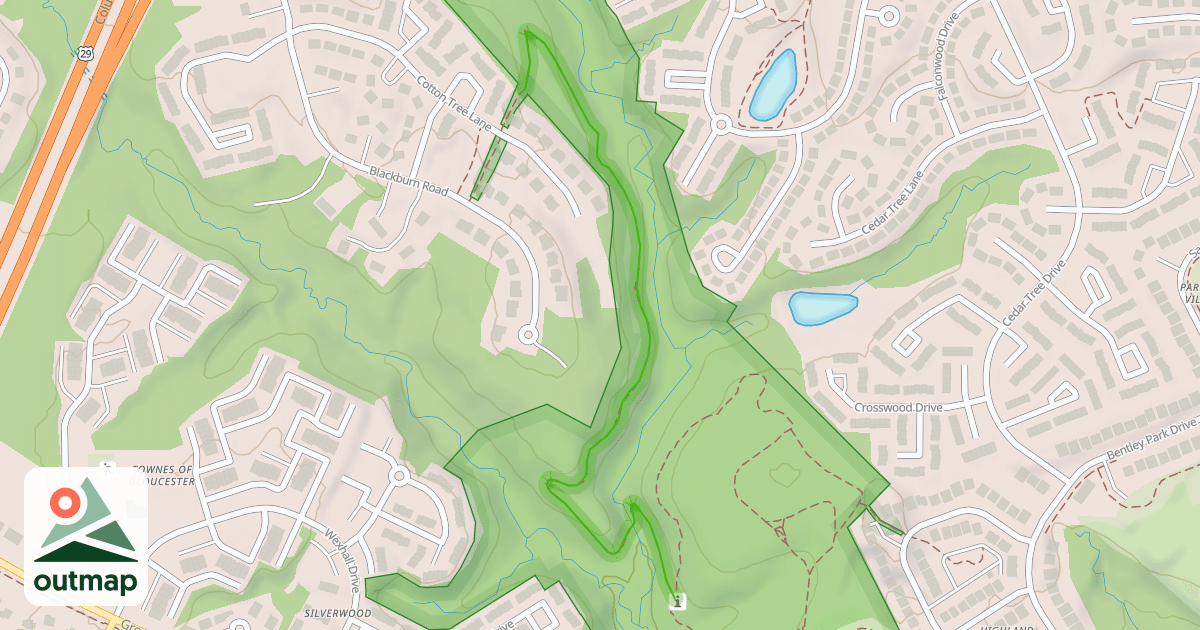 Map of Silverwood Trail