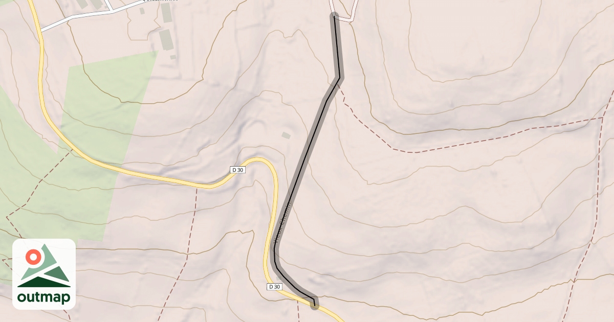 Map of Vieux Chemin