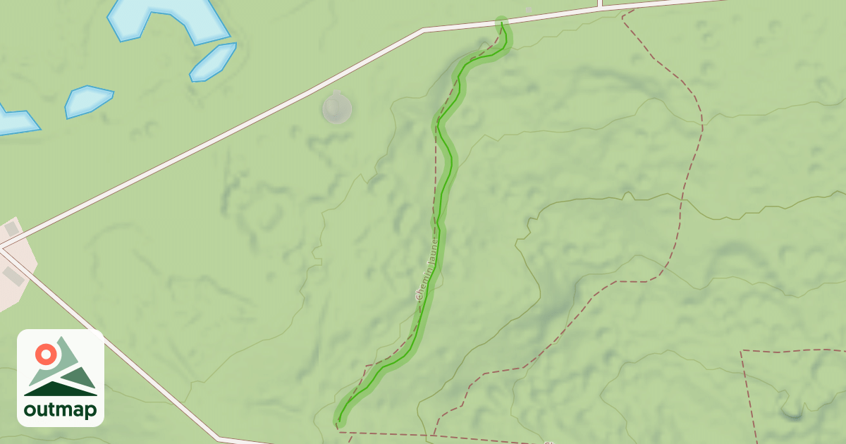 Map of Chemin Jaune