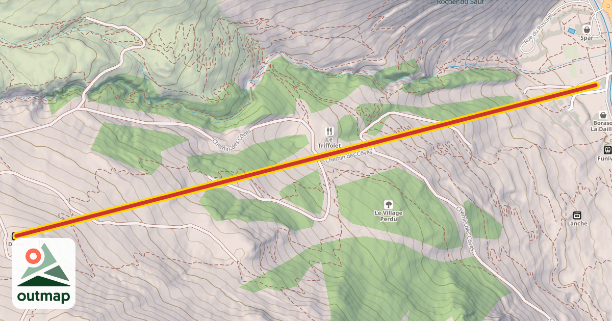 Map of Daille