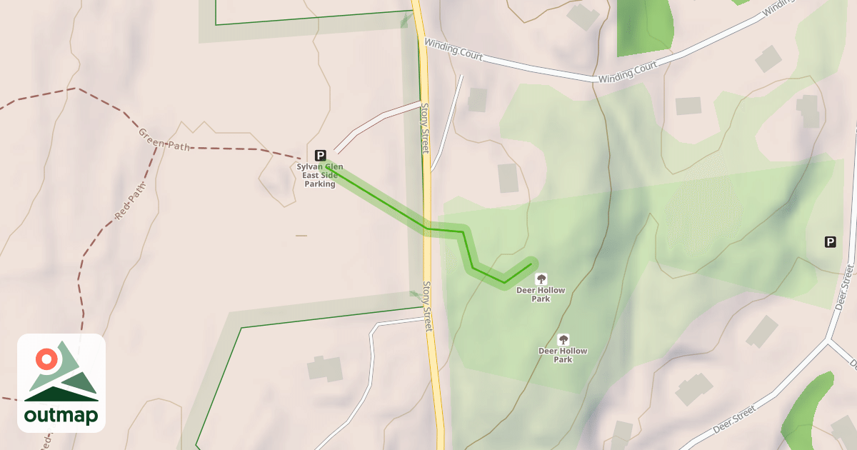 Map of Orange Trail