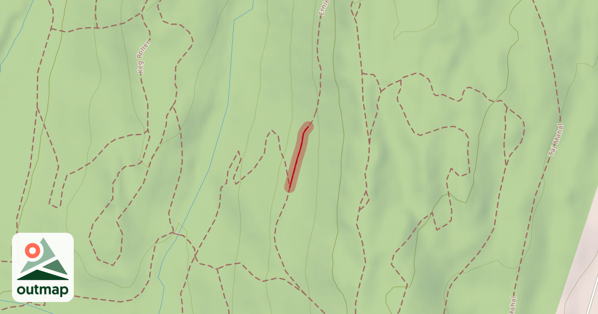 Map of Ernie's Run