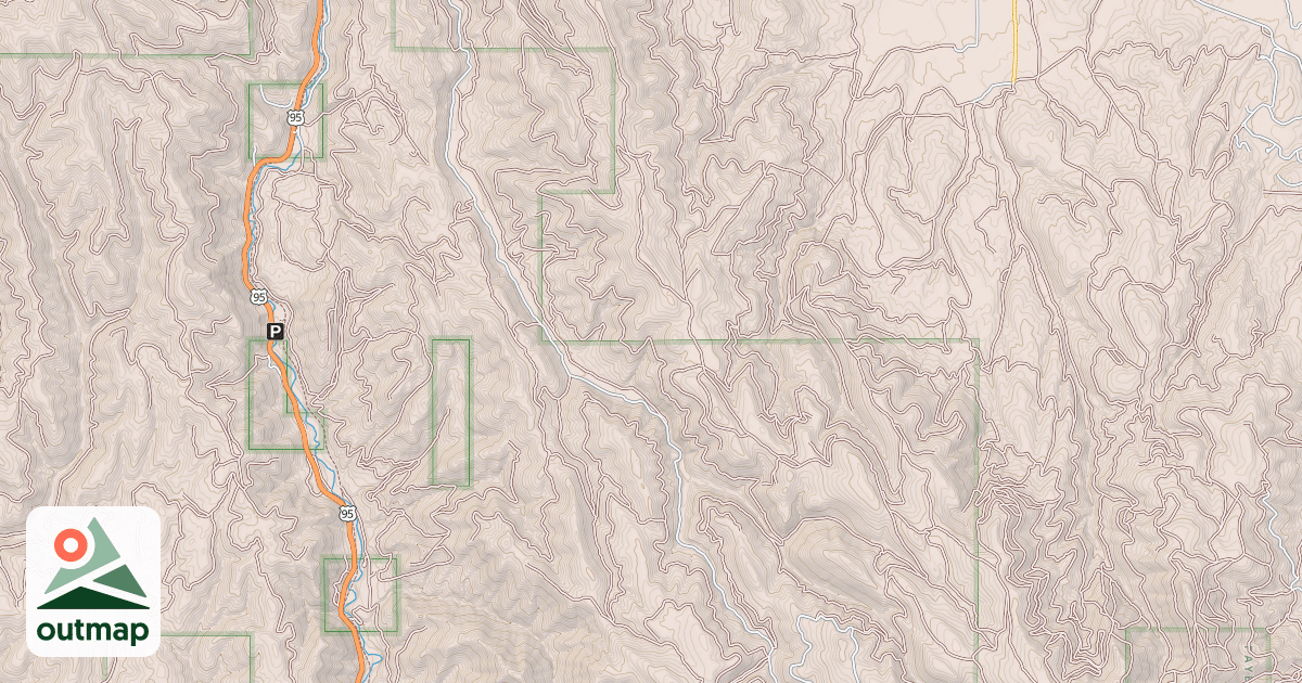 Map of BEAVER CREEK CONTOUR