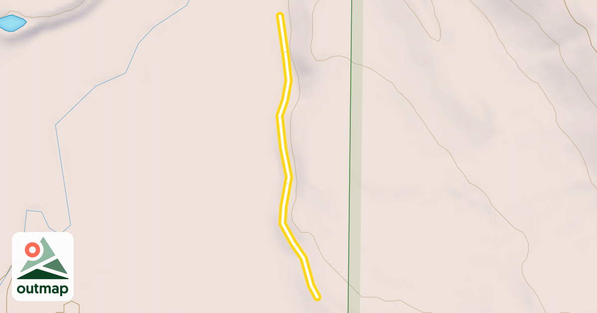 Map of Old Ditch Trail