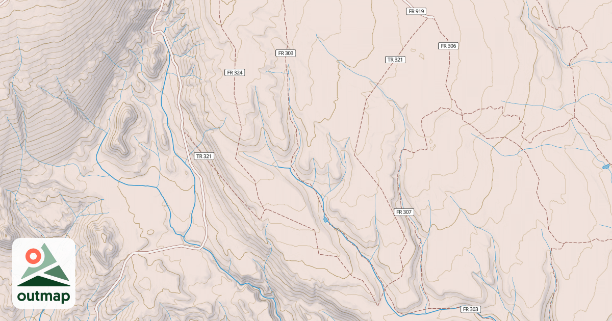 Map of SOUTH BROCKOVER ATV