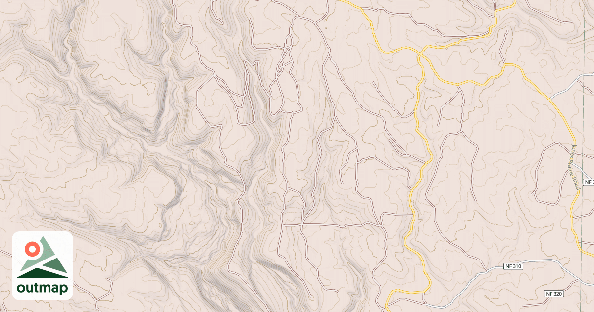 Map of USFS National Forest System Roads {61086DE8-0CA0-40E0-8D34-C81E9CBE67BB}