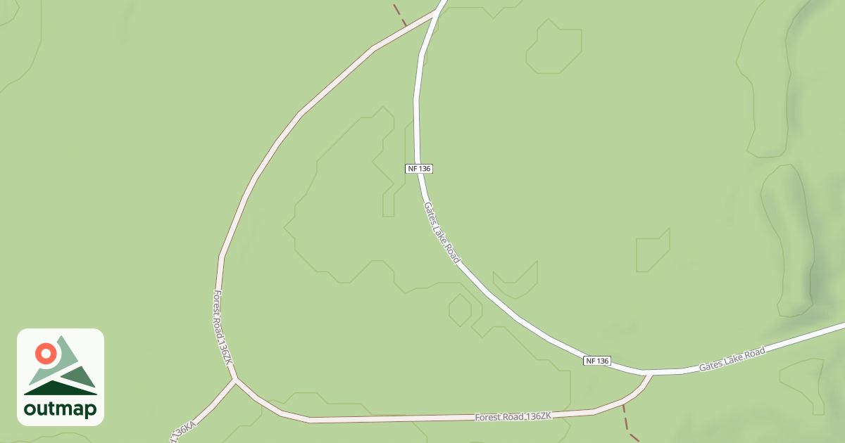 Map of FR 136ZK