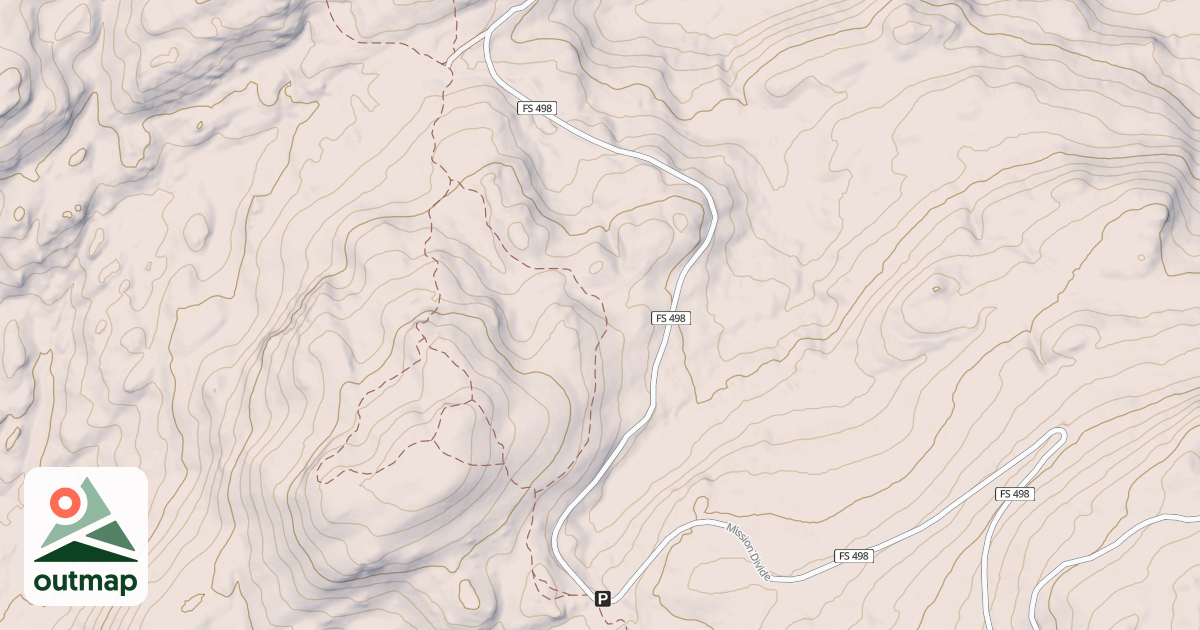 Map of Crane Mtn Snowmobile