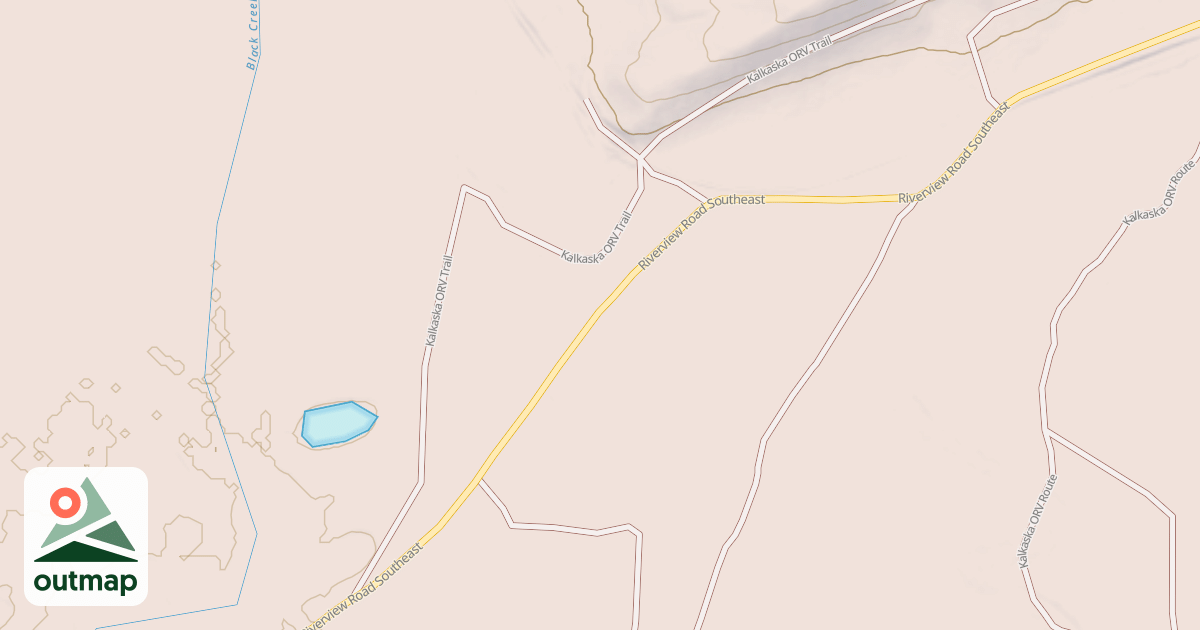 Map of Kalkaska Trail