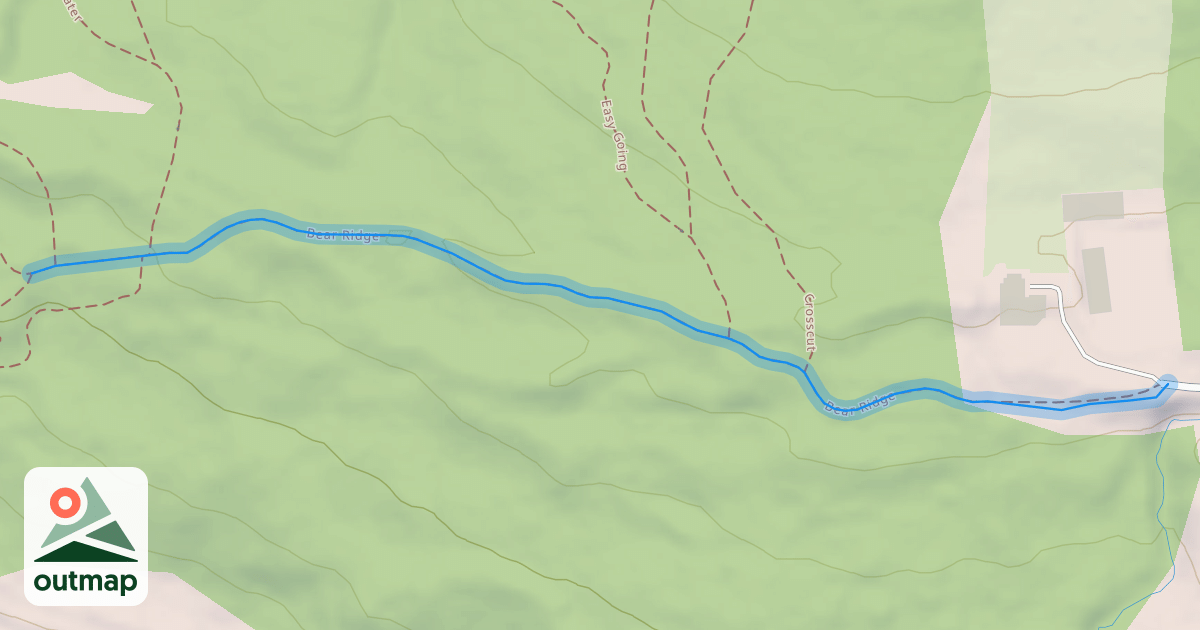Map of Bear Ridge