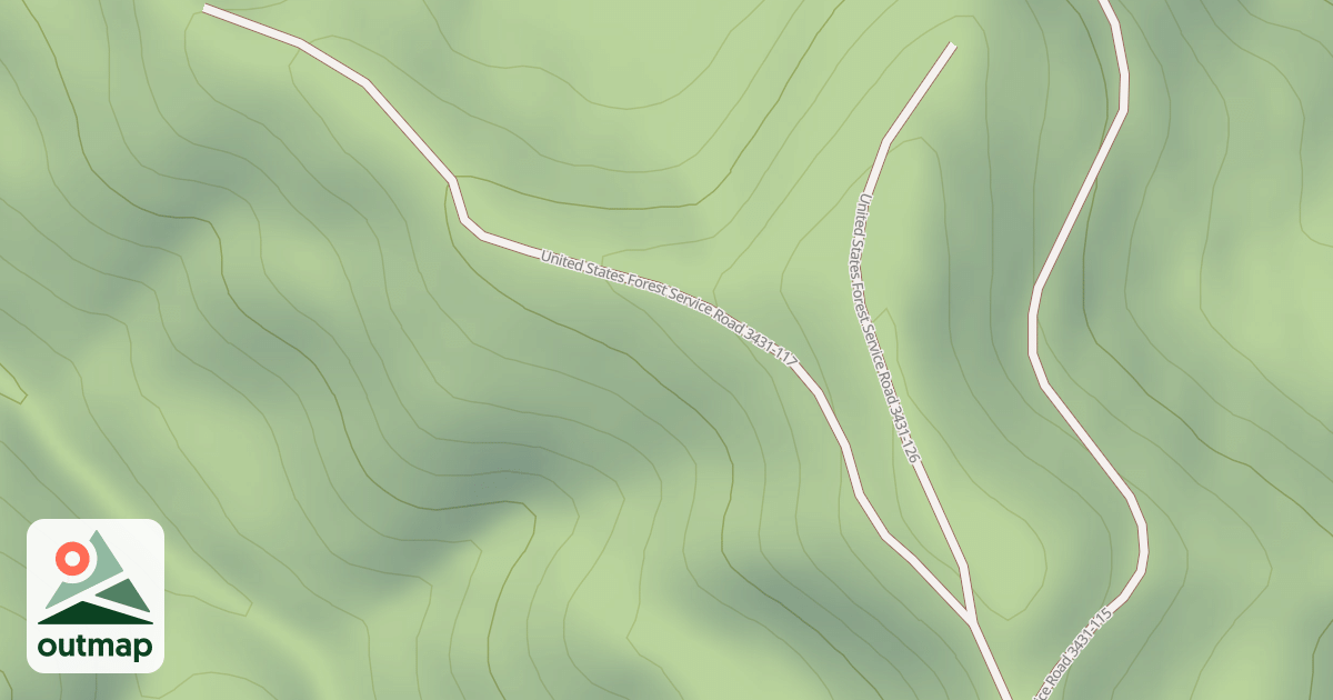 Map of USFS Motor Vehicle Use Map Roads {3357AB76-3B8C-4427-BAF2-81BB52C5918F}