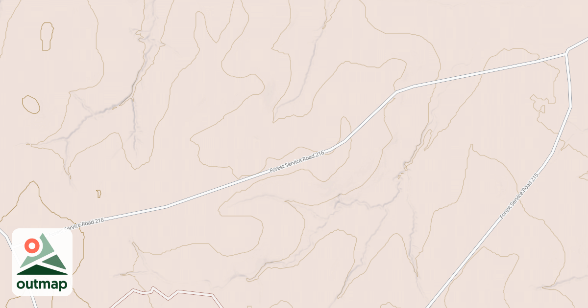 Map of BLUFF CREEK
