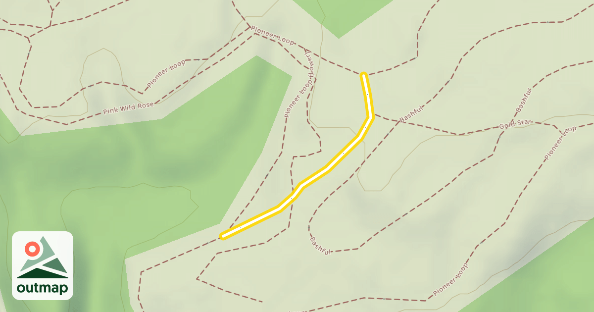 Map of Pioneer Loop (Upper)