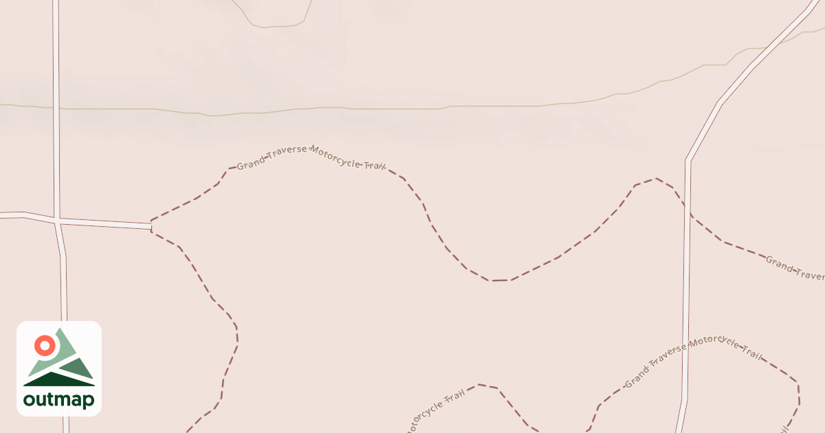 Map of Grand Traverse Motorcycle Trail