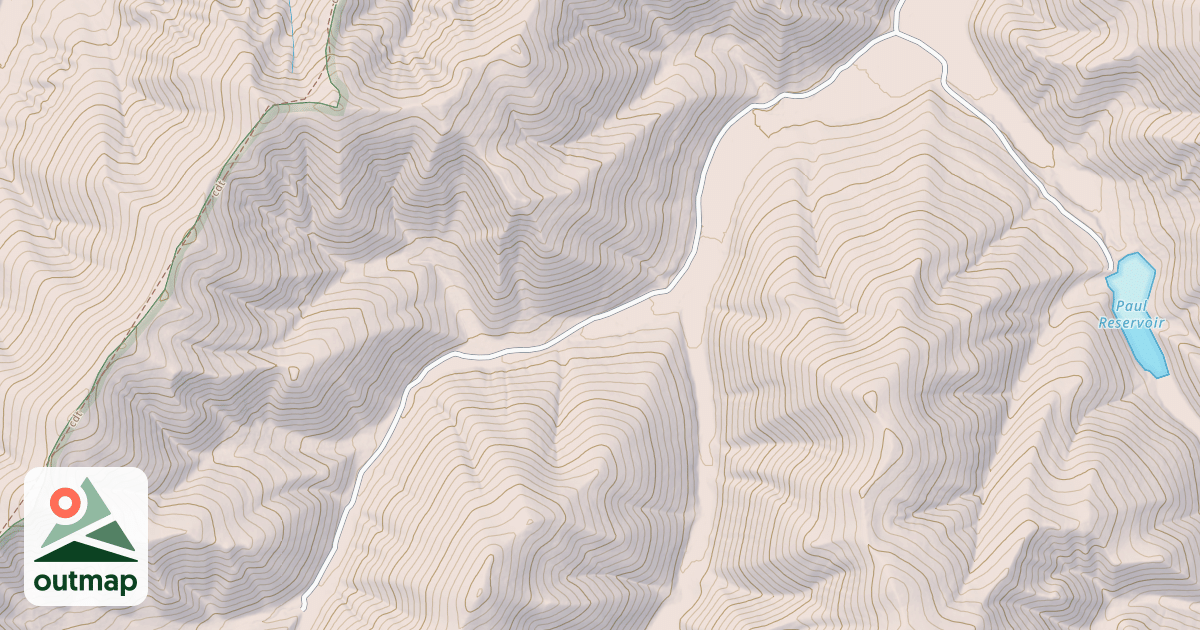 Map of MODOC-WEST