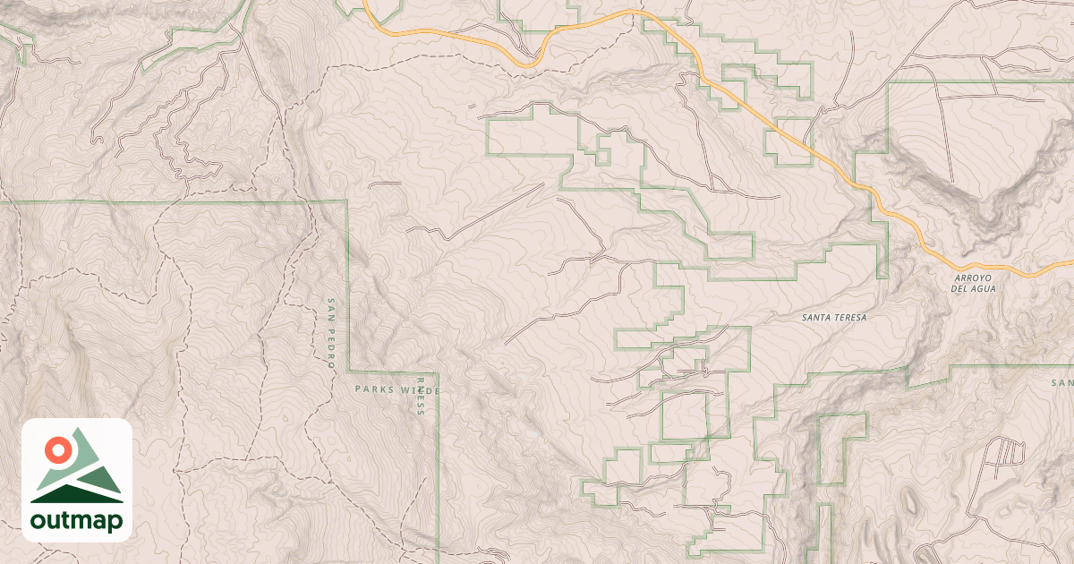 Map of JAROSA PENAS NEGRAS