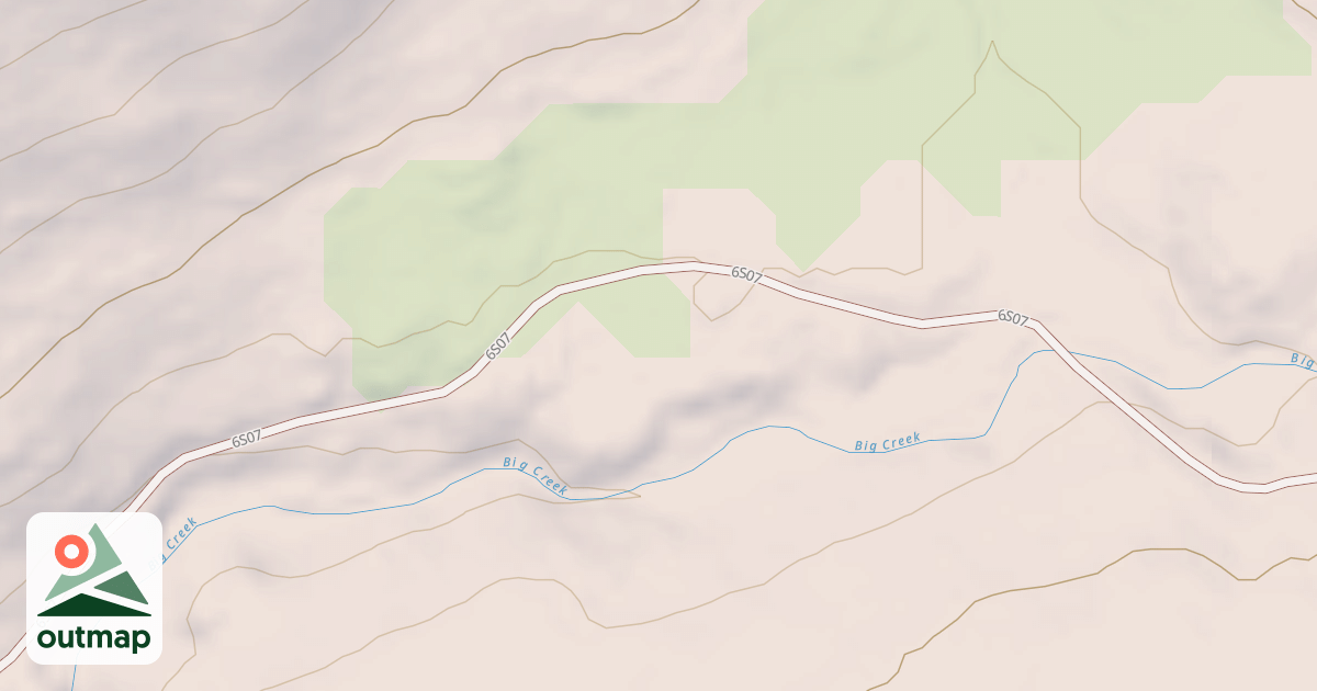 Map of BIG SANDY E SPUR