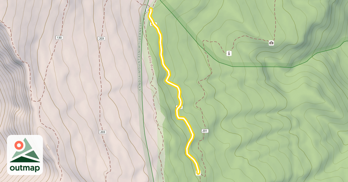 Map of 10K Trail North