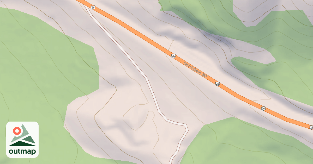 Map of FOUR MILE OVERLOOK