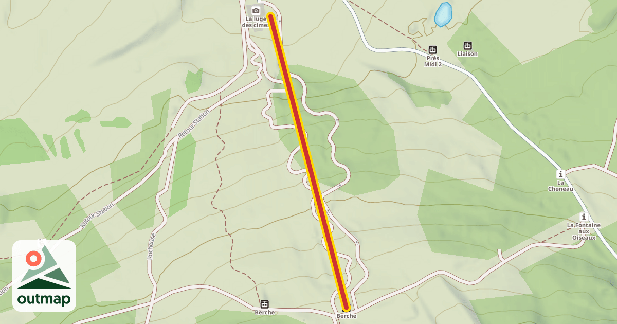 Map of Berche