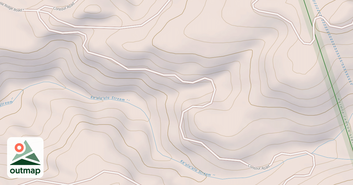 Map of Contour Road