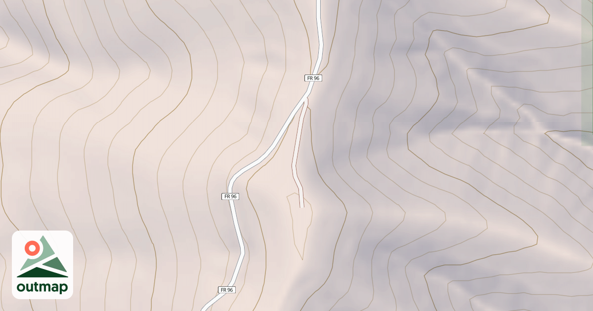 Map of USFS Motor Vehicle Use Map Roads {C42F806C-B32C-4EF6-A96E-3A1E3E13A837}