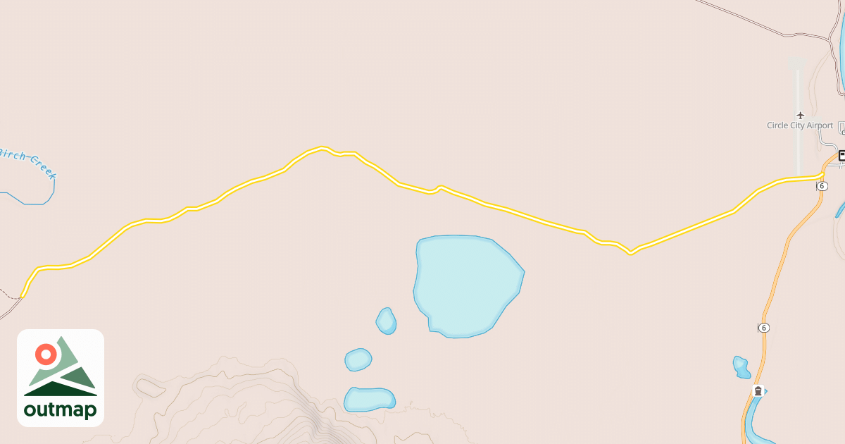 Map of Yukon Quest Trail