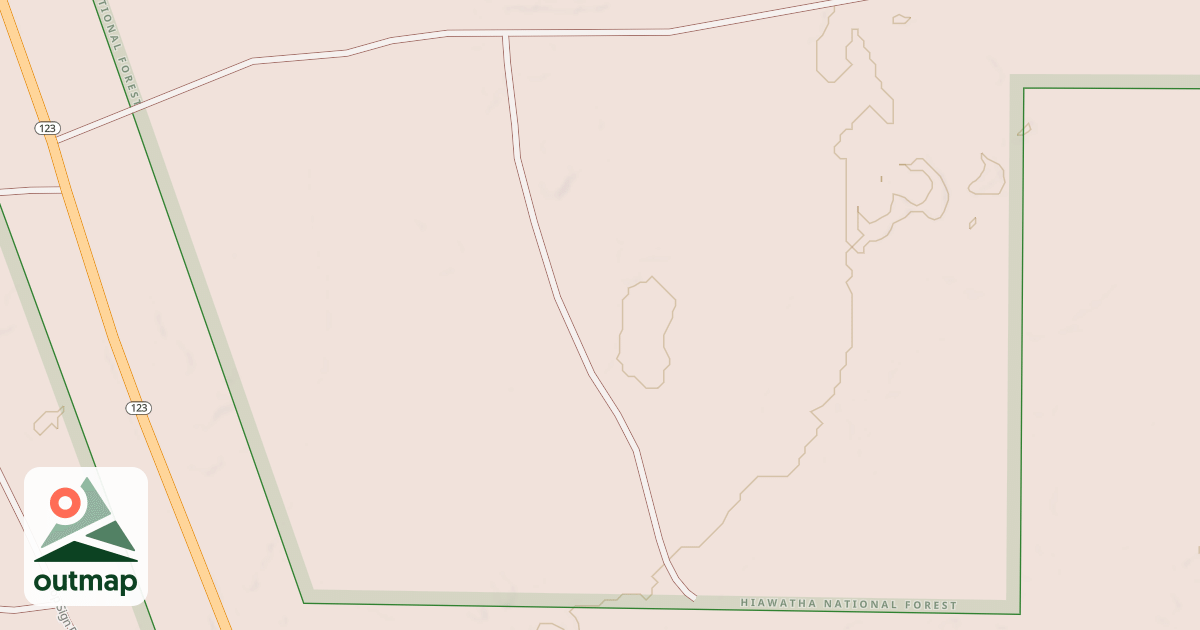 Map of DUCK LAKE SPUR A