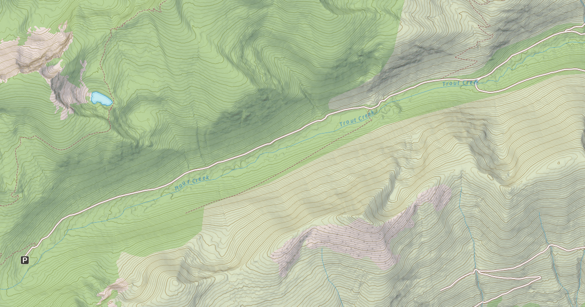 Map preview of TROUT CREEK