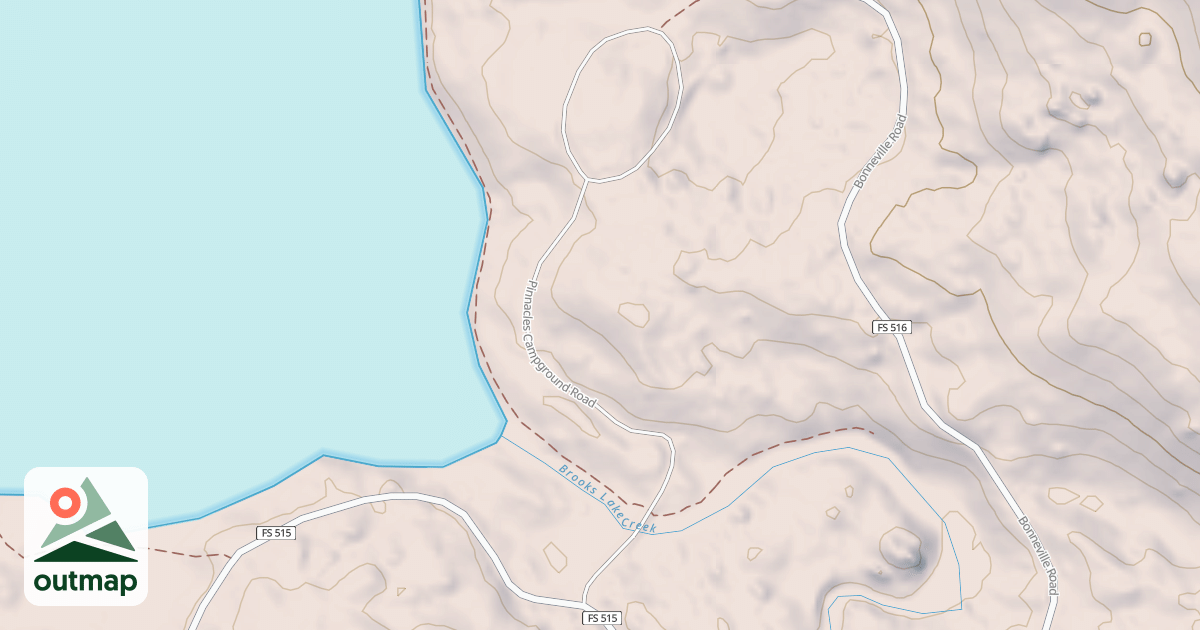 Map of PINNACLES CAMP GROUND