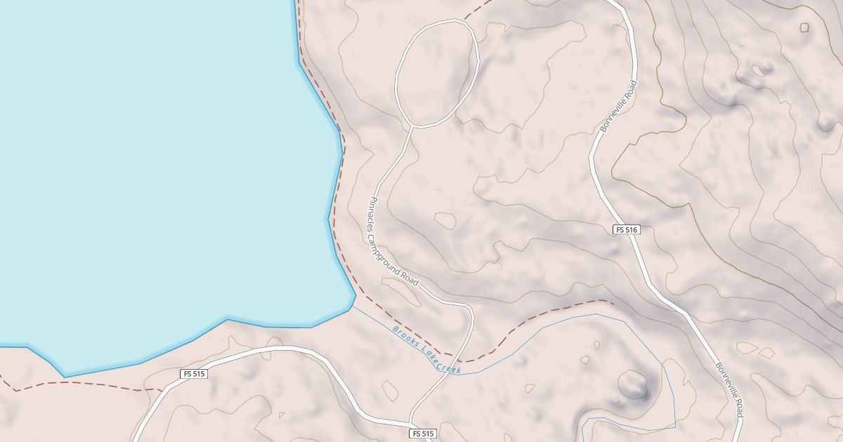 Map preview of PINNACLES CAMP GROUND