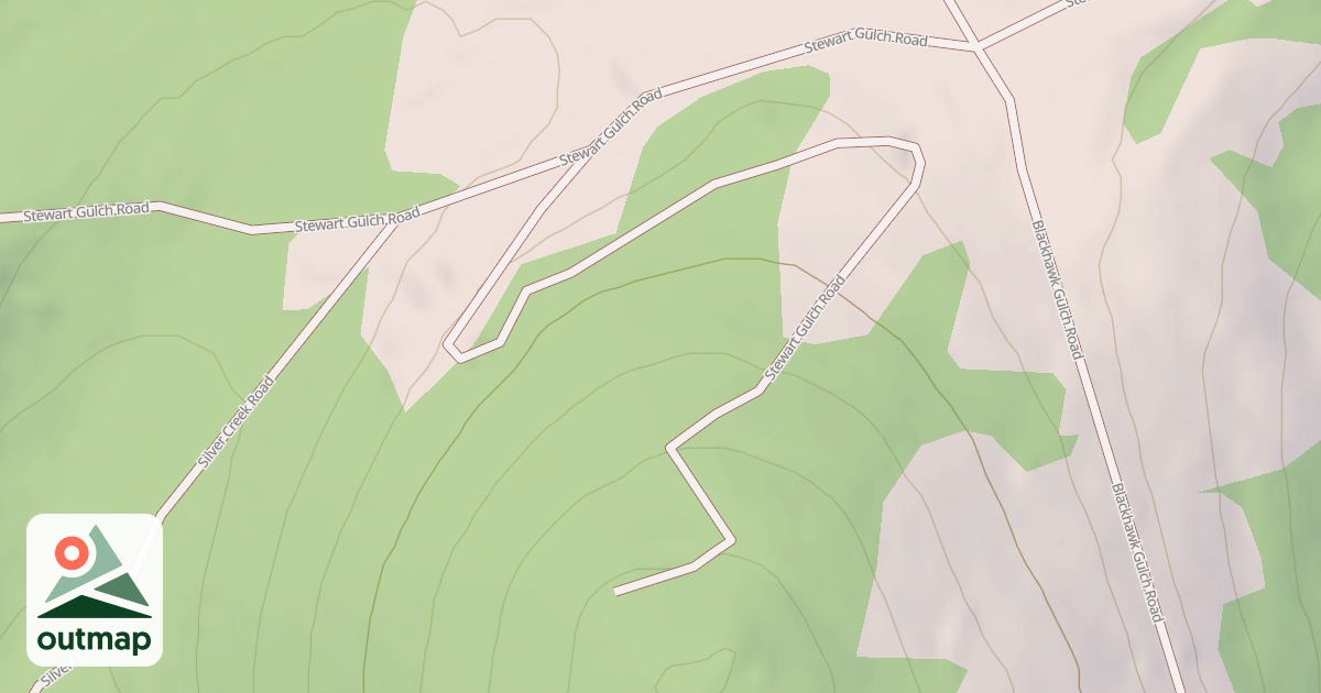 Map of STEWART GULCH