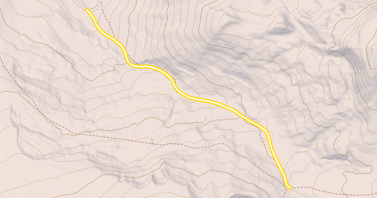 Map preview of Papoose Creek Road Snowmobile Trail