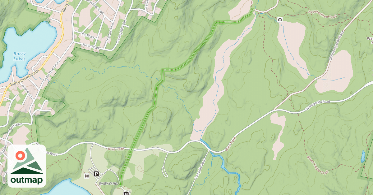 Map of Iron Mountain Road/Trail