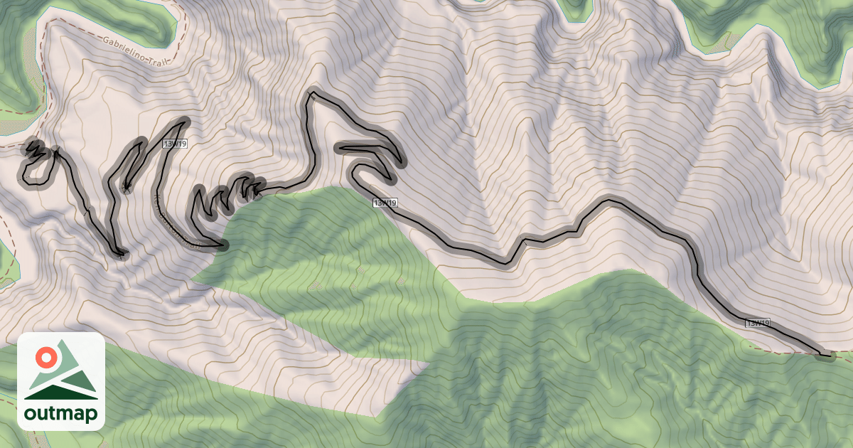 Map of Ken Burton Trail
