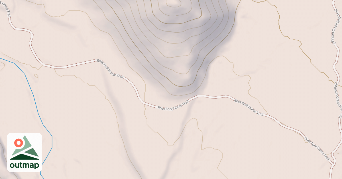 Map of ROSS FORK HORSE TRAIL