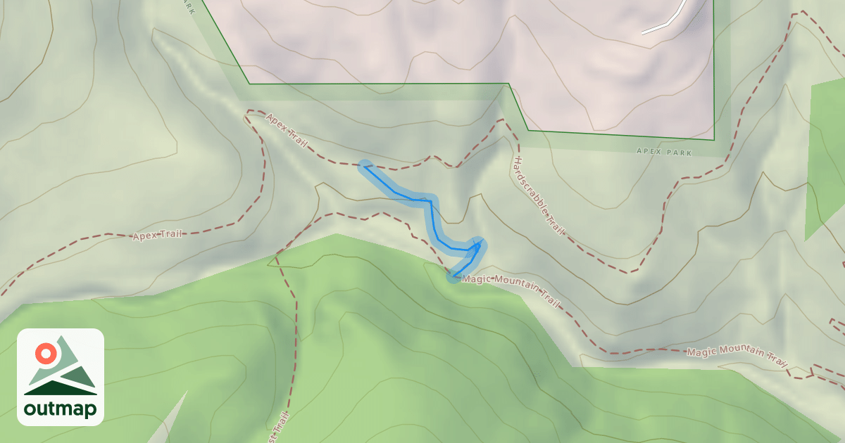 Map of Rocker Trail